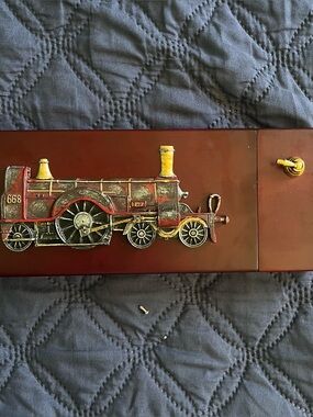 Vanmark “Central Station” collectible wooden pen/trinket box
